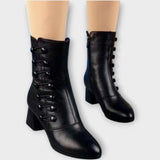 Elegant Mid-Heel Ankle Boots