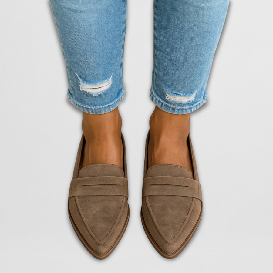 Nadia - Suede Loafers