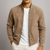 Riviera — Suede Bomber Jacket