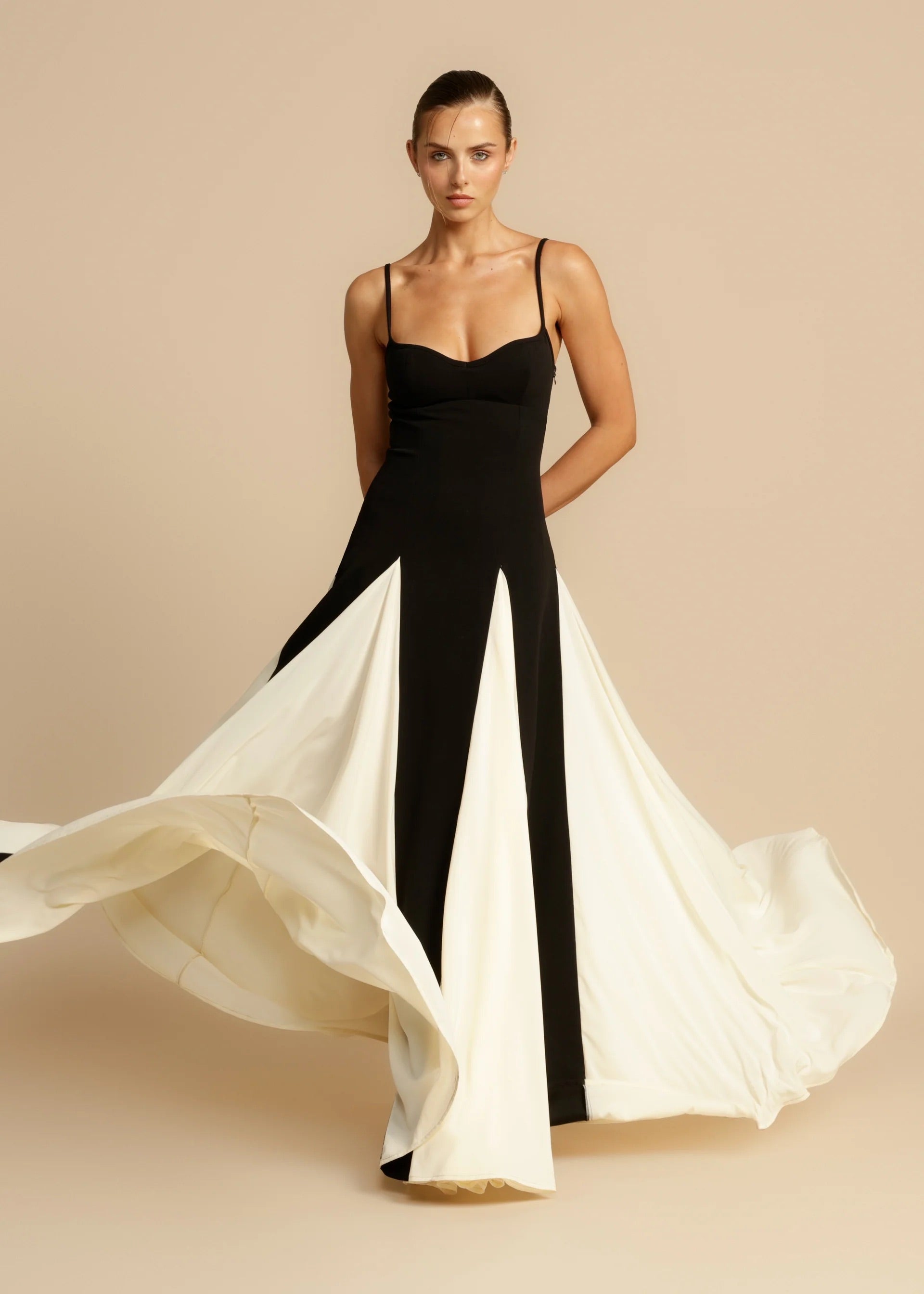 YAYA | Black Tie Maxi Dress