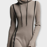 Casual Fit Hooded Maxi Dress