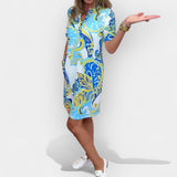 Summer Dress with Vibrant Patterns