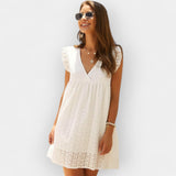 Summer Dress with Hidden Shorts and Pockets