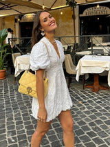 YAYA | Puff Mini Dress