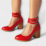 Pumps with Ankle Strap Design