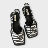 Faux Leather Moccasins with Elastic Heel