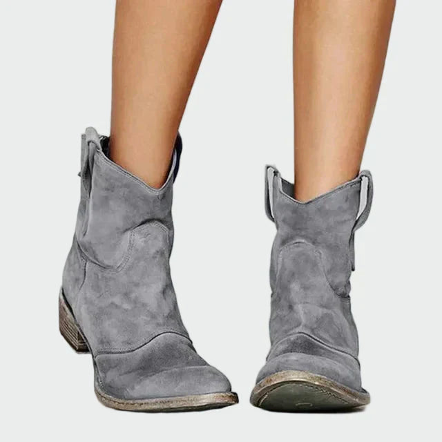 Retro Ankle Cowboy Boots