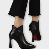 Aveline Buckle Heel Boots