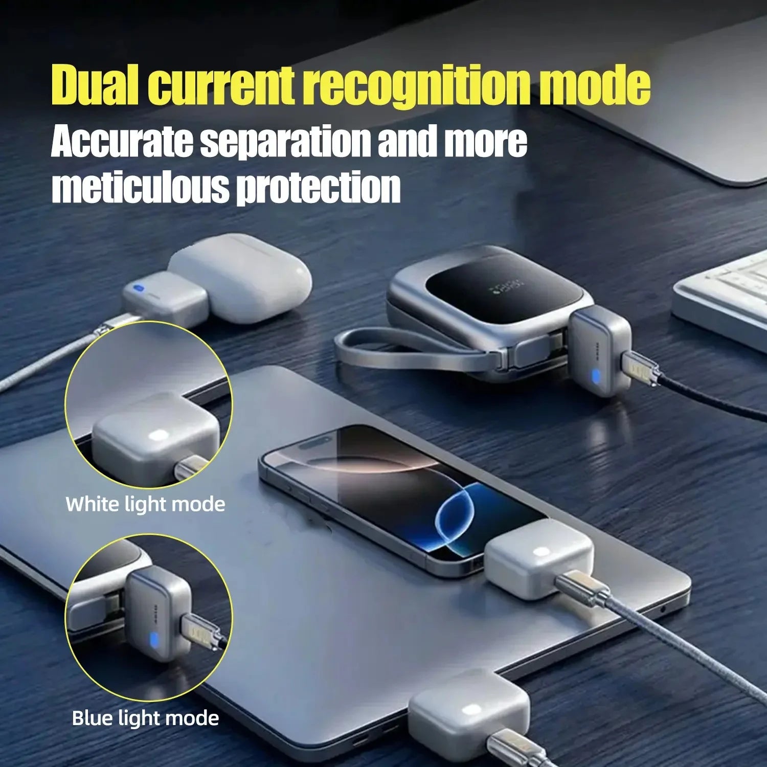 Auto-Stop Charging Set – Overnight Safe Charging Adapter