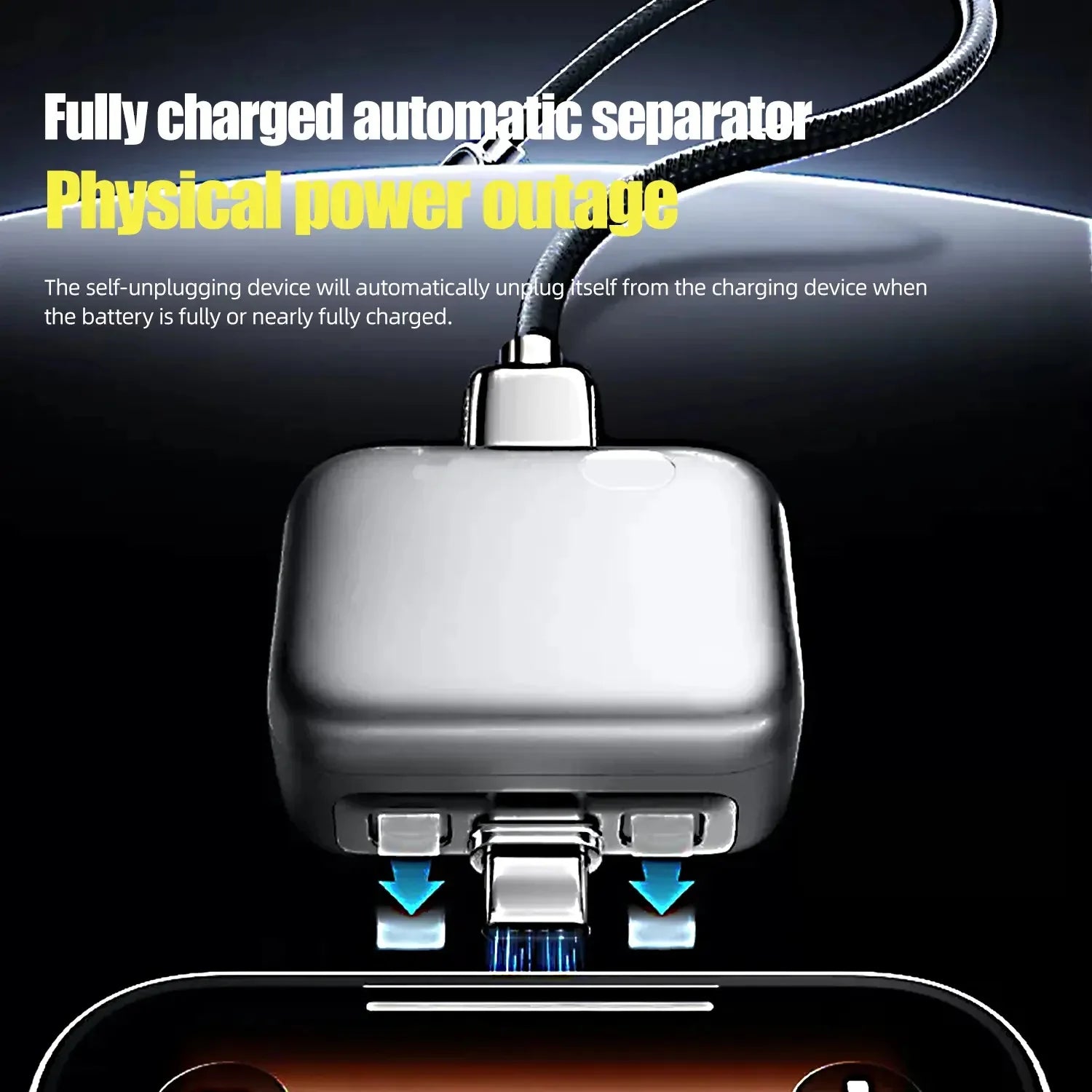 Auto-Stop Charging Set – Overnight Safe Charging Adapter