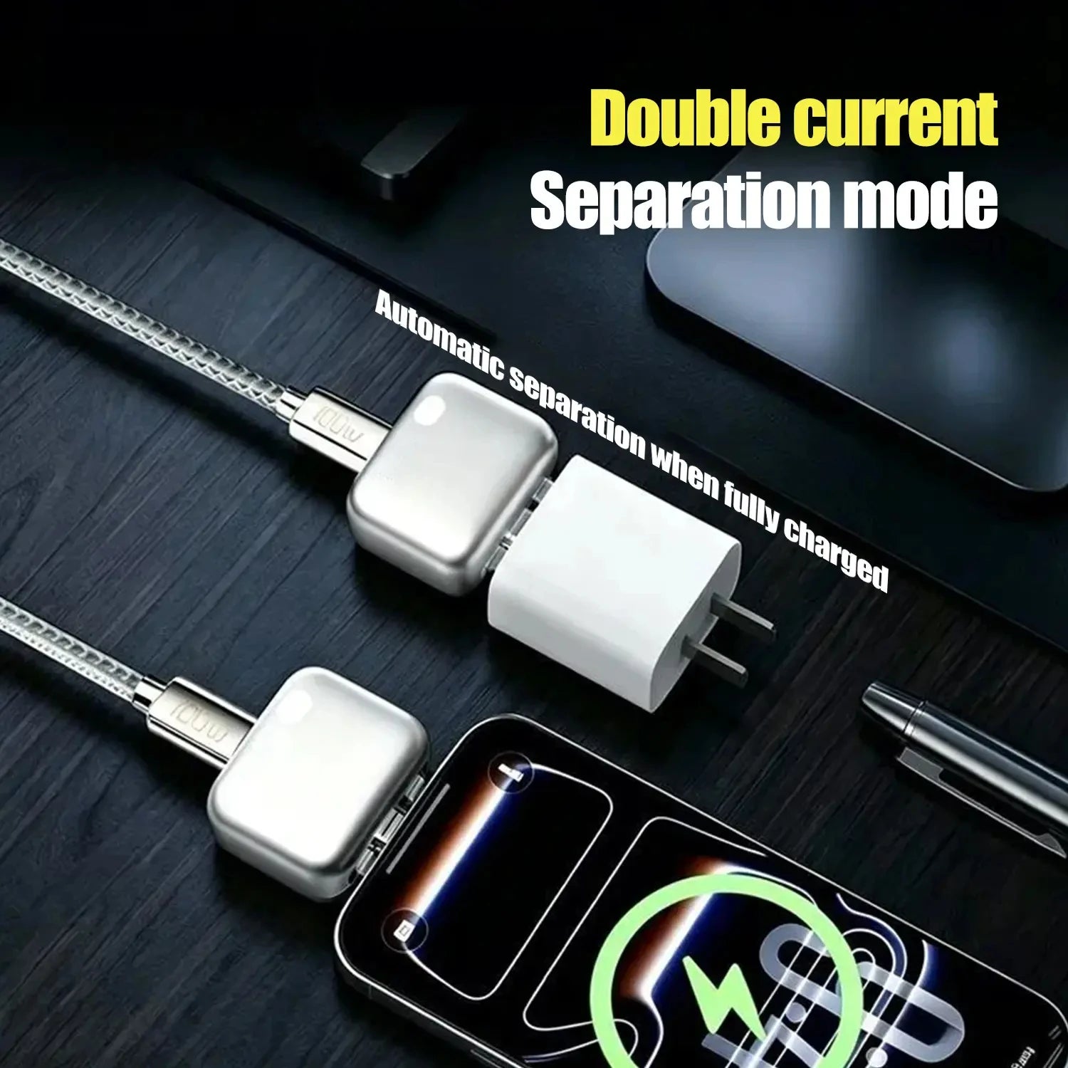 Auto-Stop Charging Set – Overnight Safe Charging Adapter