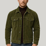 Ribbed Denim Jacket