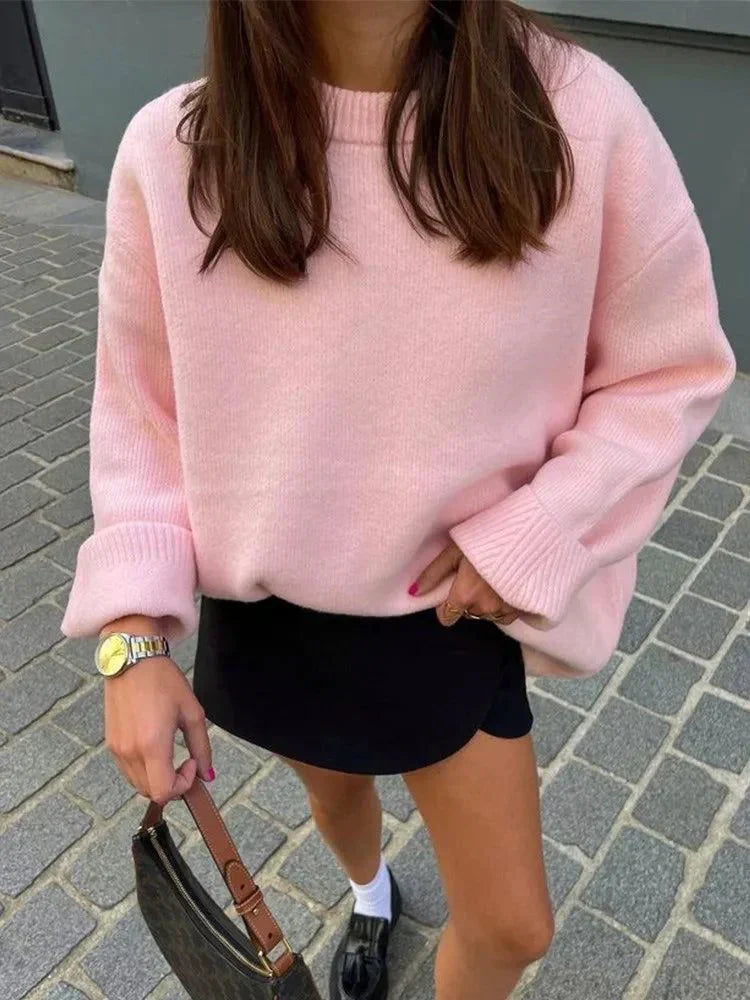 YAYA | Pink Cozy Sweater