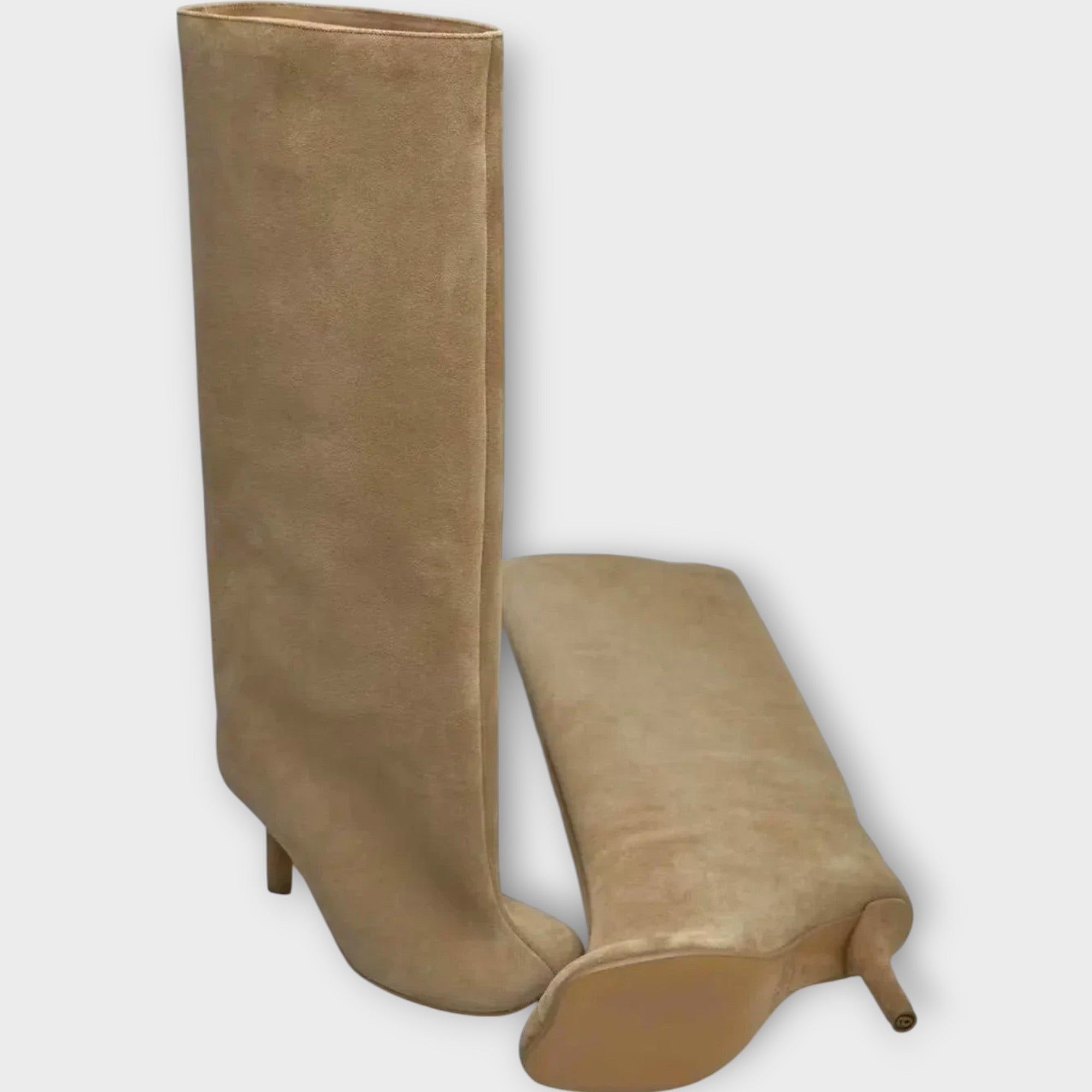 Mela Suede Knee-High Boots