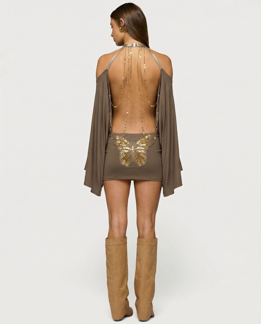 Golden Mirage Dress