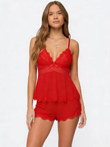 Midnight Kiss Lace Set