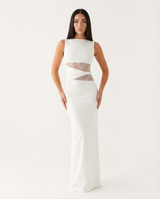 Lace Illusion Maxi