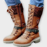 Insulated Winter Lace-Up Boots
